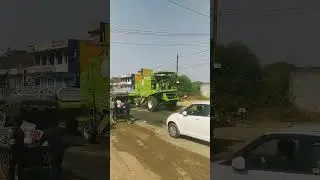 Harvester Chain on Road | Farming Machine | Crop Cruiser | Mega Machines | Technology in farming