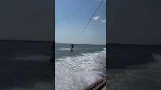 Crazy Wake board wipe out! #shorts #fun #fail #watersports
