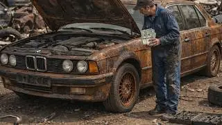 Abandoned BMW 1990 Full Restoration | Rust to Royalty Classic BMW Rebuild