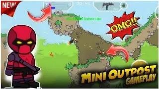 DA2 | DAY-:41 | MINI MILITIA DOODLE ARMY -2 GAMEPLAY ✅ | MINI OUTPOST | #minimilitia #doodlearmy2
