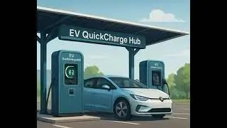 EV QuickCharge Hub: The Future of Fast, Smart & Sustainable EV Charging / business Idea Presentation
