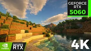 RTX 5060 8GB - Minecraft con shaders y pack de texturas pero en 4K