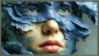 Surreal Face Art 4K | Ultra Detailed Framed Screensaver That Transforms Your TV into Living Art