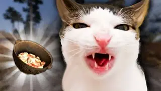 A Khajiit, when he was given Moon Sugar in Skyrim