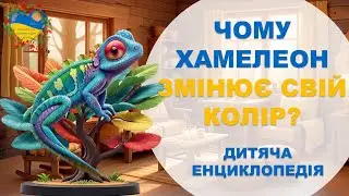 Чому хамелеон змінює колір? ДИТЯЧА ЕНЦИКЛОПЕДІЯ. Розвиток і навчання дітей українською