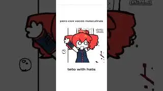 teto with hats pero con p&eacute;simas para el oido y consumo humano #fandub #fandubbing #vocaloid #teto