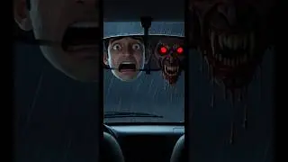 The Scary driver 😱 #horror #rahasyatoons #shorts