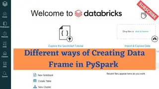 #2 Different ways of creating Data Frame in PySpark | Data Frame in PySpark