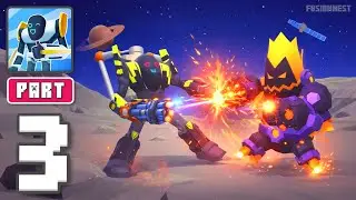 Mechangelion: Robot Fighting - Gameplay Walkthrough Part 3 - Fight Upgrade Win (iOS, Android)