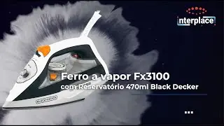 Ferro a vapor Fx3100 com Reservat&oacute;rio 470ml Black Decker