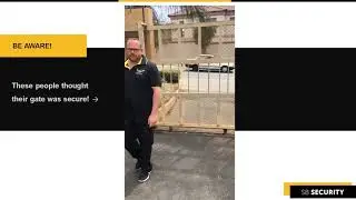 Tips to secure your gate - by SB SECURITY