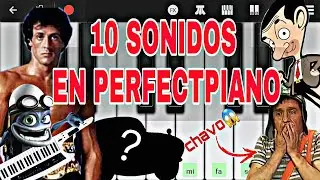 10 SONIDOS🎵 en perfect piano🎹 #1