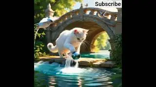 cat is walking and playing #vlog #trending #shorts #viral #song #cartoon #balloon #sher #drama #bili