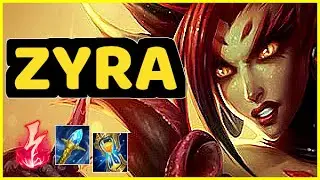 ZYRA VS ELISE JUNGLE GAMEPLAY