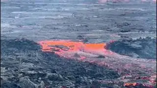 LAVA Science: Lava Pond Overflows at Sundhnukur Eruption, Iceland (04/2024) #science #geology #rocks