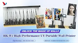 Unlock the Magic of Walls: HK-W1 High-Performance UV Portable Wall Printer！ #wallpainting #printer