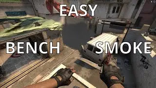 Easy Mirage Bench Smoke From B-Apps On Both 64 + 128 Tick (T - SIDE) | CS:GO Smokes #15