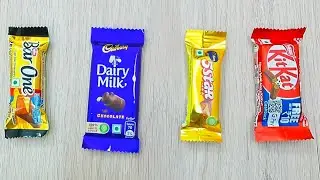 DairyMilk Chocolate Vs 5star Chocolate Vs KitKat Chocolate Vs Bar One Chocolate | Satisfying ASMR