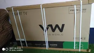 vw tv 43 inch full specifications #vw #vwtv #tv #unboxing #amazon