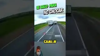 Tres Veh&iacute;culos Al Borde del Choque 😨 #truck #fatal #dashcam