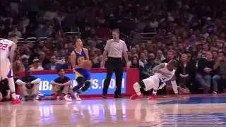 Stephen Curry's Fabolous Crossover on Chris Paul Warriors @ Cippers 31 Marzo 2015