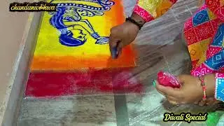 Diwali Special Creative Gate Rangoli🥰Welcome Rangoli2025⭐latest Home Decor Ideas🙏Festival Rangoliart