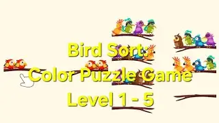 Bird Sort: Color Puzzle Game - Level 1 - 6