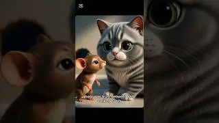The Cat and the Mouse Who Became Secret Friends at Night. #cat #furzimo