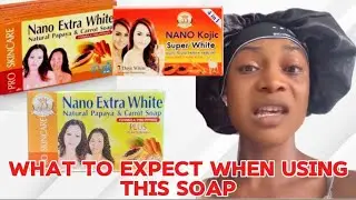 NANO EXTRA WHITE SOAP HONEST REVIEW/BEST AFFORDABLE WHITENING SOAP 2024/GET RID OF PIMPLES FAST