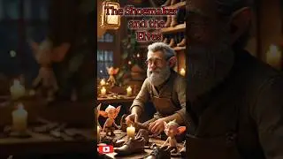 The Shoemaker and the Elves||🧚&zwj;♂️👢#shorts #animatedcartoon #disney #ai #storytime #elves