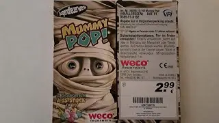 WECO Mummy Pop! Knallerbsen &ndash; CAT  F1 50 STUKS POP SNAPS!