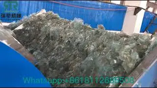Линия для переработки полиэтиленовой пленки LDPE LLDPE с плавающим резервуаром и цепным конвейером
