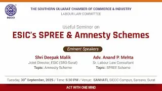Seminar on ESIC's SPREE & AMNESTY Scheme
