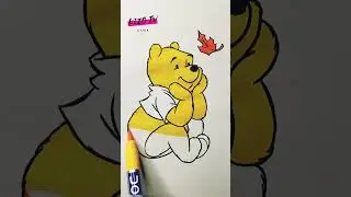 Teddy Bear Coloring Drawing ASMR Video Oddly satisfying #shorts