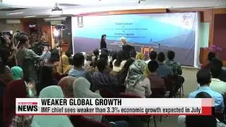 Slowing manufacturing， China risk threaten global economic growth   세계 경제 성장 약화