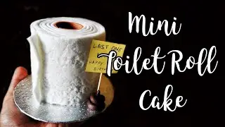 How to bake and decorate your own SELF-QUARANTINE BIRTHDAY CAKE | Mini Toilet Roll cake tutorial