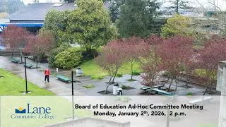 Lane Board of Ed Ad-Hoc Committee 1-2-2026