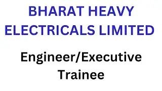 BHEL form fill-up Online 2022. BHEL recruitment 2022 Apply Online.