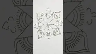 3*3 dots simple rangoli design music: Gypsy doo wop site: 