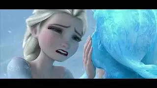 Rocko, Heffer, and Filburg watching Elsa crying over Anna
