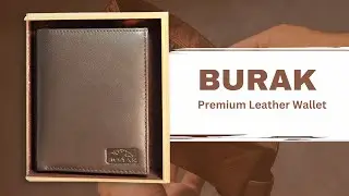 Burak Genuine Leather BiFold Dark Brown Wallet 8cc For Men [B1108]