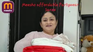 Meesho affordable Partywear Saree #Meesho #meeshofinds #meeshosaree#viral#trending #avaniartgallery 