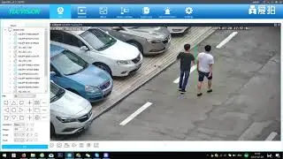 Humanoid recognition auto tracking PTZ camera