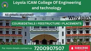 💫Loyola ICAM College Of Engineering  And Technology 🏛️#chennai#top#college#feestructure #facilities
