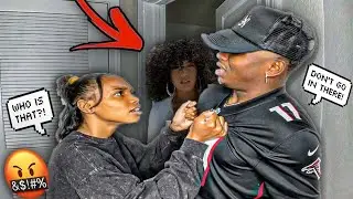 HIDING ANOTHER GIRL IN OUR HOUSE PRANK *SHE FLIPPED* 🤬