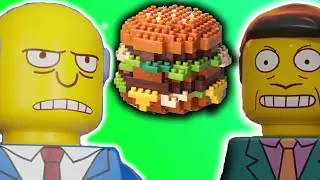Los Simpson | Hamburguejas al vapor pero en LEGO | Latino