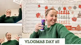 vlogmas day 2! ditl teaching kindergarten :)