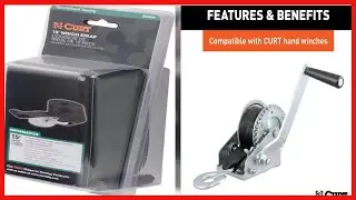 CURT 15-Foot Trailer Winch Strap &ndash; Durable, High-Strength, and Versatile