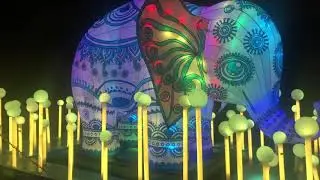🇺🇸USA🇺🇸 - Moonlight Forest 2019 - Fun Lantern Evening in Los Angeles Arboretum, California!