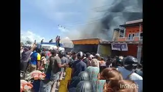 DETIK-DETIK KEBARAN RUKO PASAR GALALA